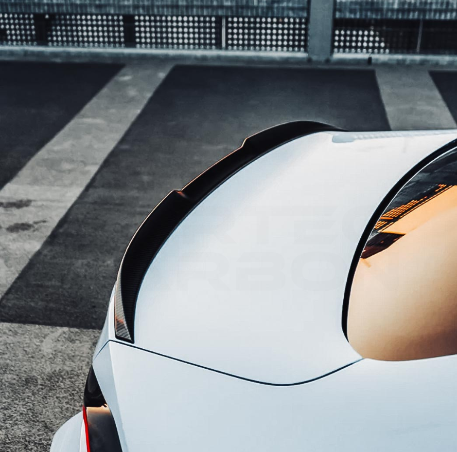 Carbon Fiber Trunk Spoiler V Style - BMW G42 / G87 M2