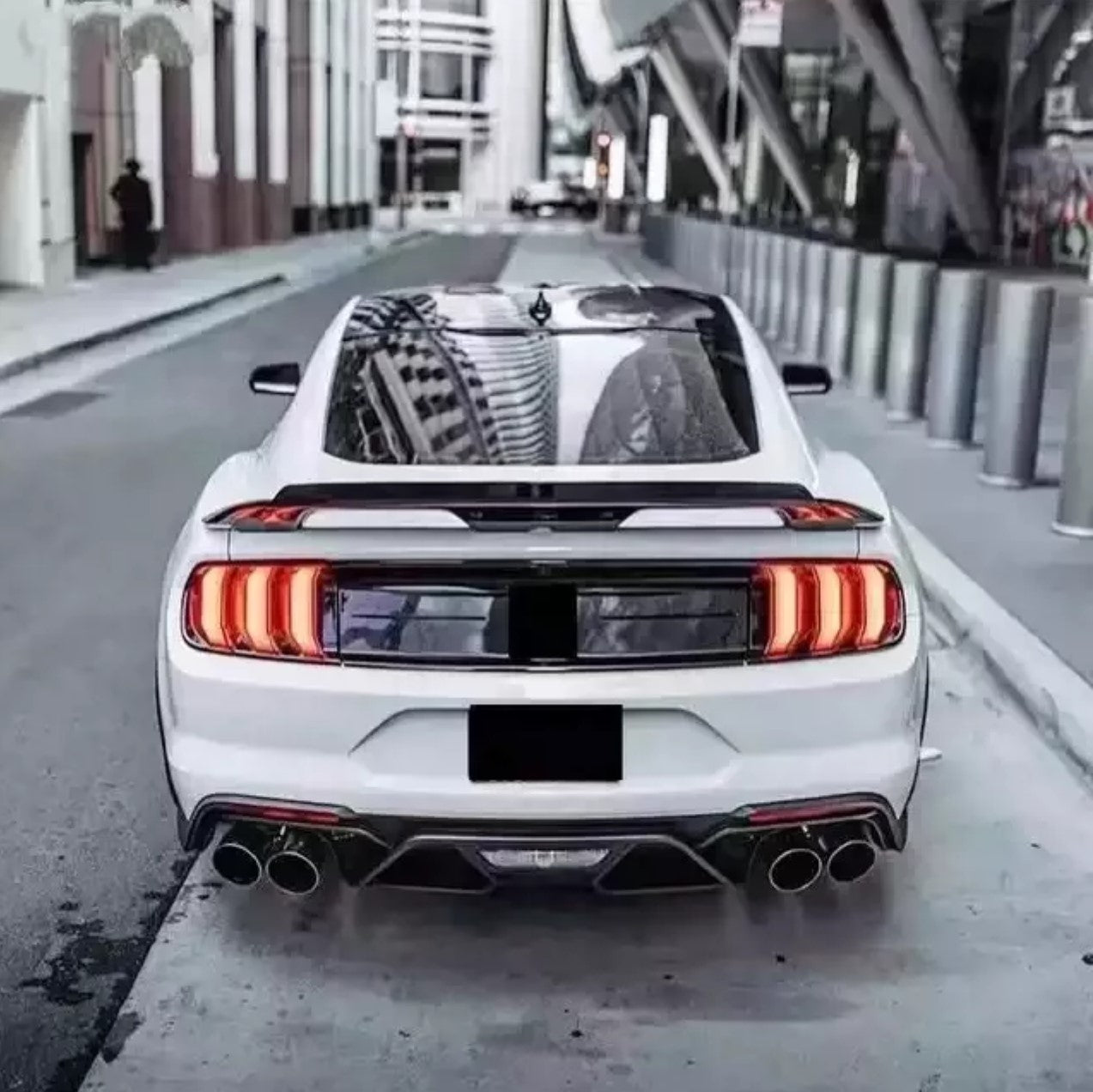 Carbon Fiber GT500 Style Trunk Wing Spoiler - Ford Mustang (2015-2022)