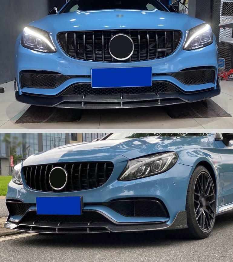 Carbon Fiber Performance Front Lip - Mercedes W205 C63 AMG (2015-2021)