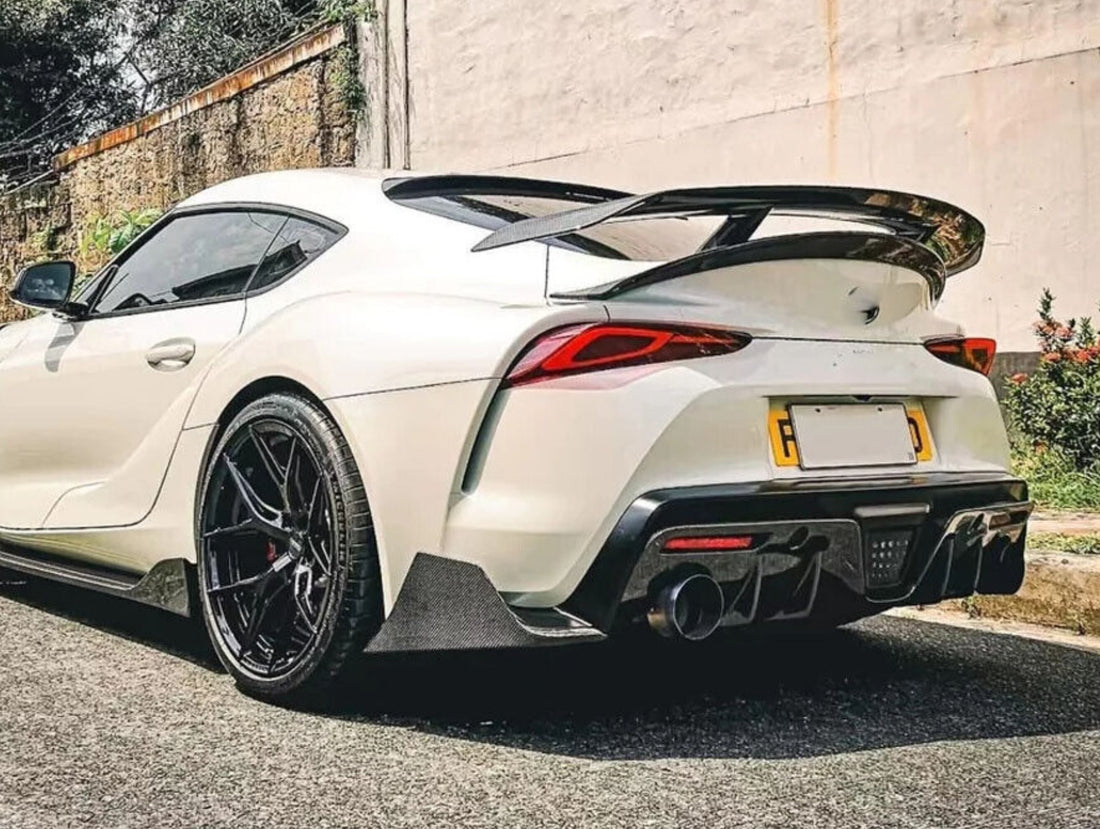 Carbon Fiber Rear Canard Splitters - Toyota Supra A90 A91