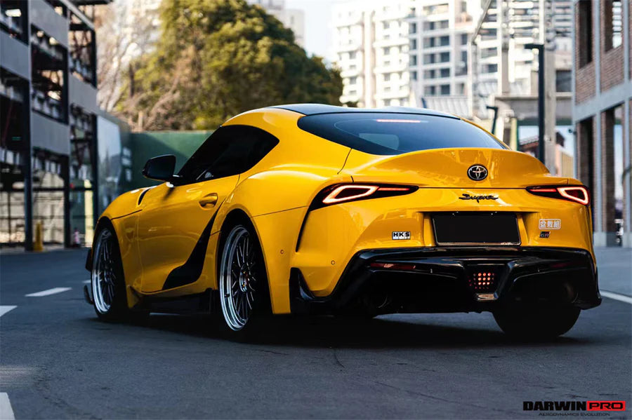 Carbon Fiber BKSS Rear Diffuser With F1 LED - Toyota Supra A90 A91