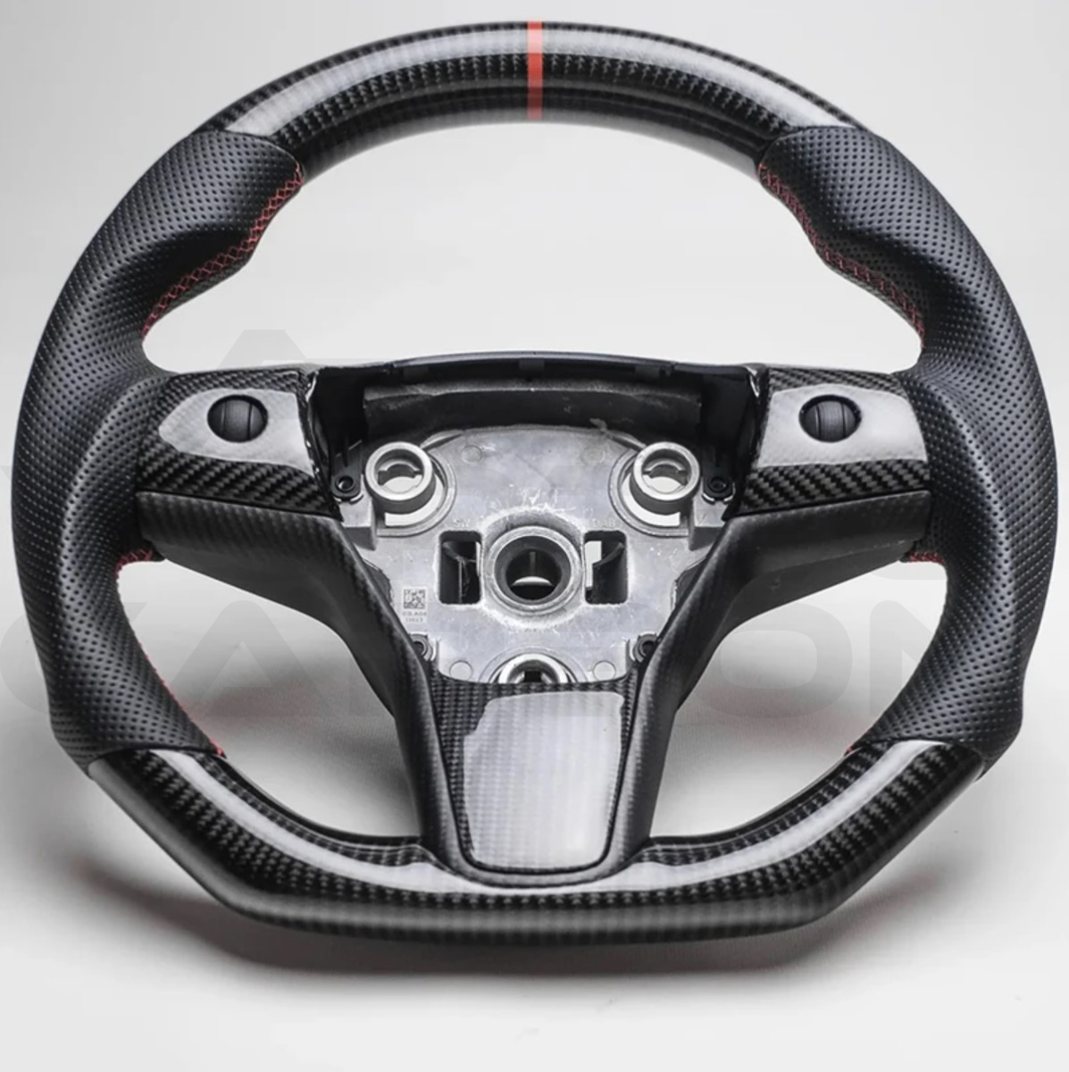 Fully Custom Carbon Fiber Steering Wheel - Tesla Model Y