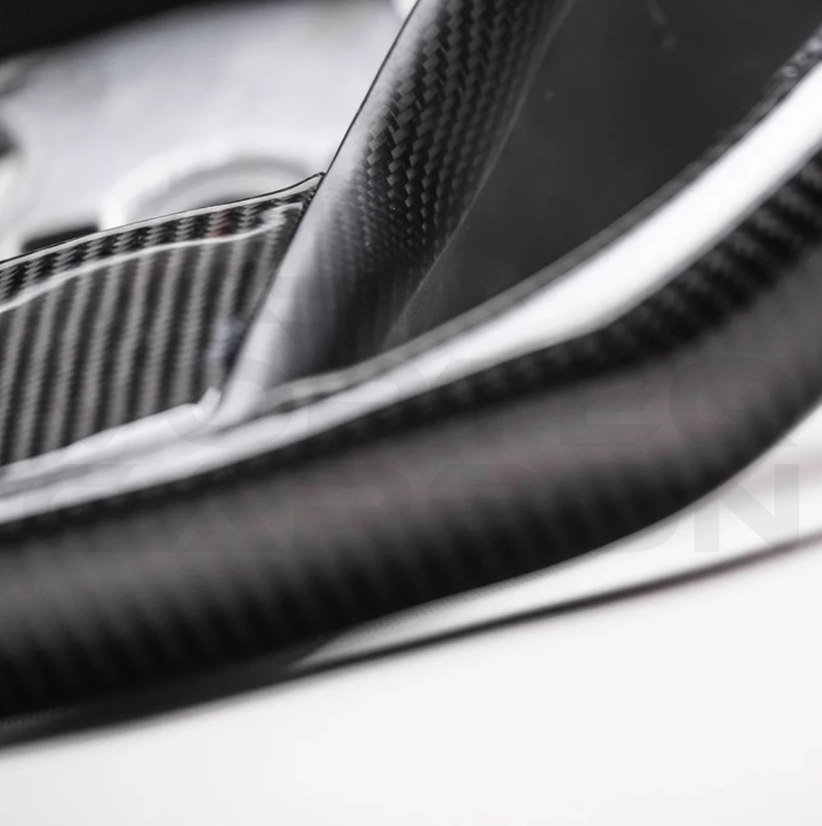 Fully Custom Carbon Fiber Steering Wheel - Tesla Model Y