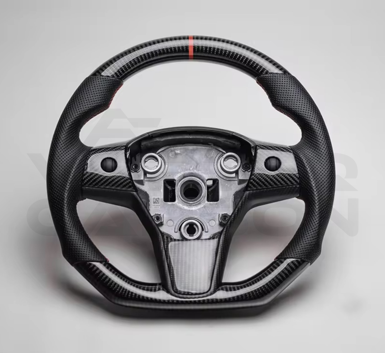 Fully Custom Carbon Fiber Steering Wheel - Tesla Model Y