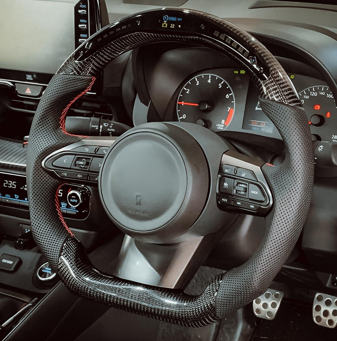 Fully Custom Carbon Fiber Steering Wheel - Toyota GR Corolla (2023+)