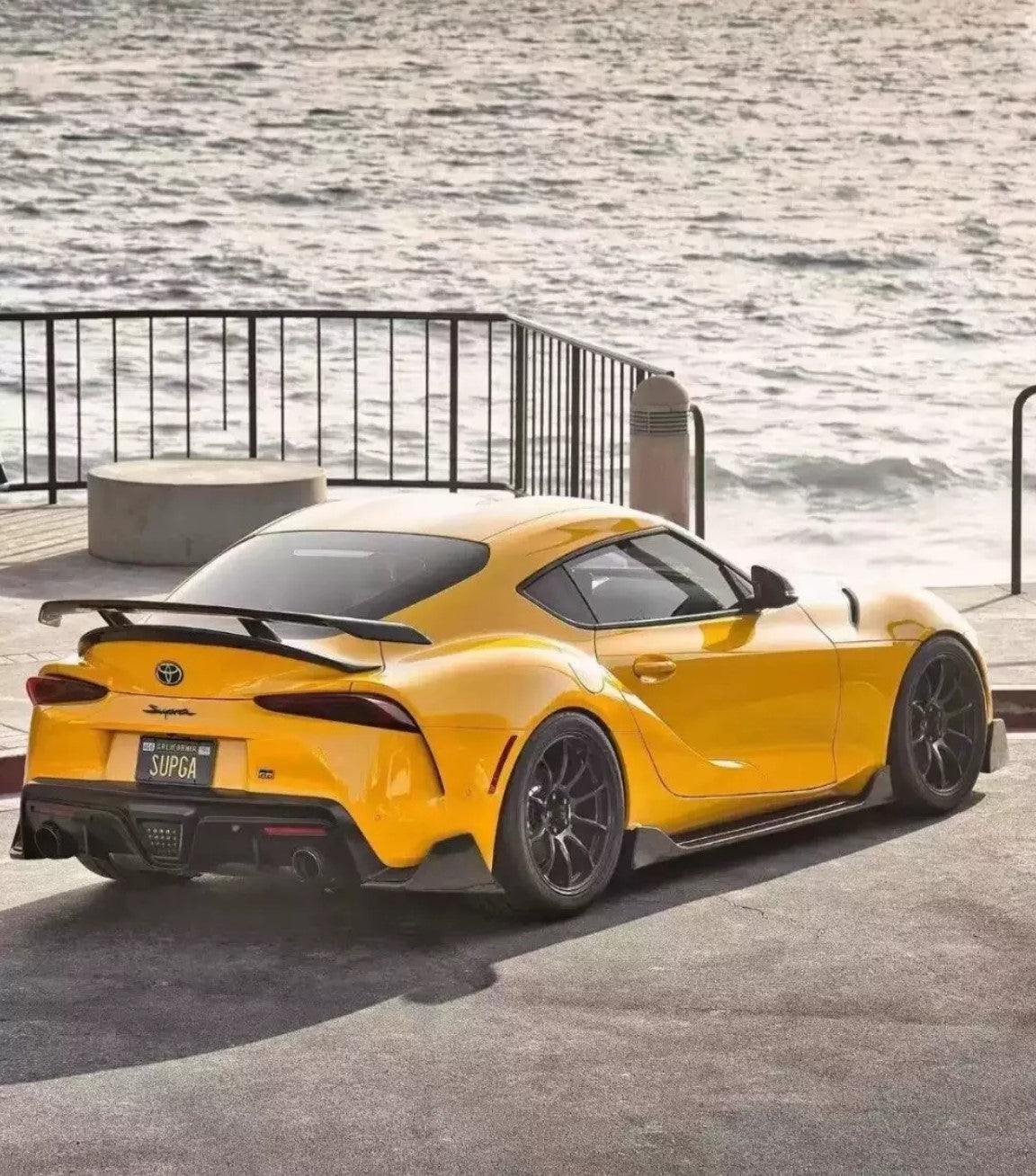 Carbon Fiber A Style Side Skirts - Toyota Supra A90 A91