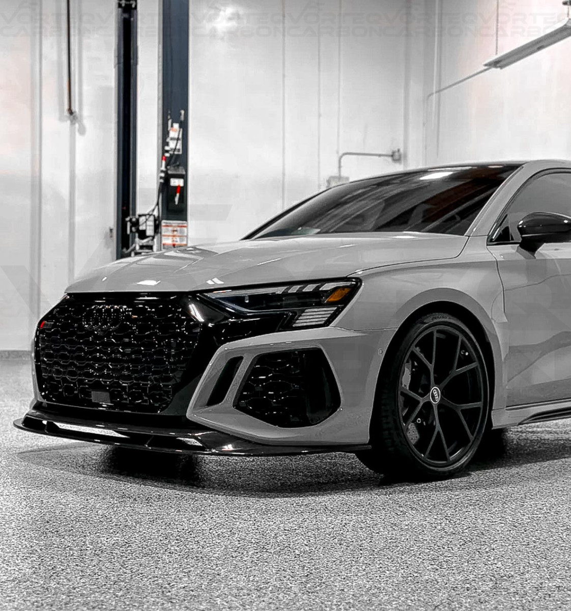 Carbon Fiber Performance Style Front Lip - Audi RS3 Sedan (2022-2024)
