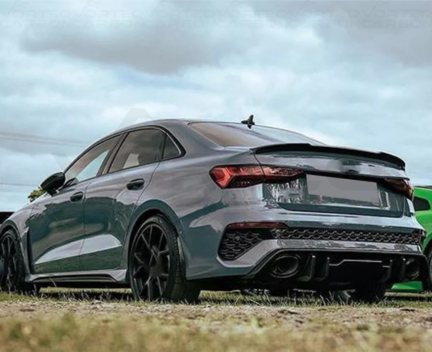 Carbon Fiber Performance Style Rear Diffuser - Audi RS3 Sedan (2022-2024)