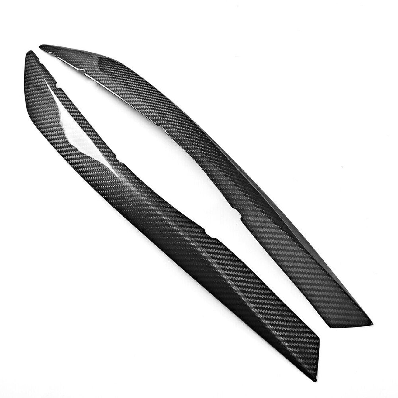 Carbon Fiber Headlight Eyelid Eyebrow - Audi A5 S5 RS5 B9 (2018-2024)