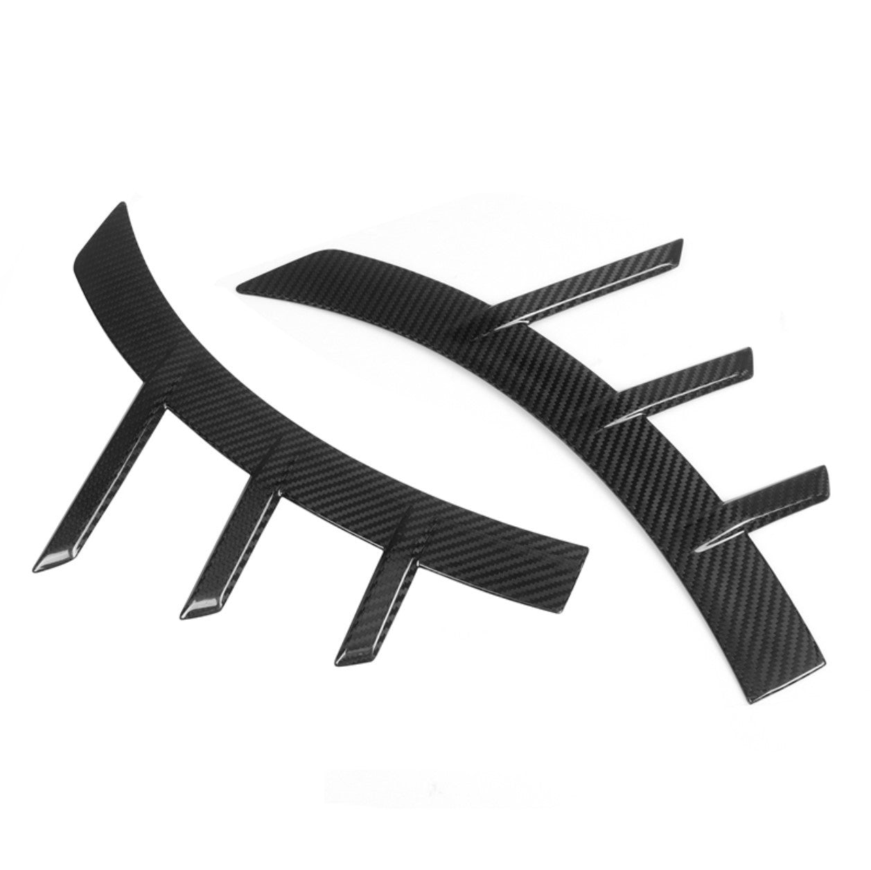 Carbon Fiber M Performance Style Front Fender Spats Trim - BMW G87 M2