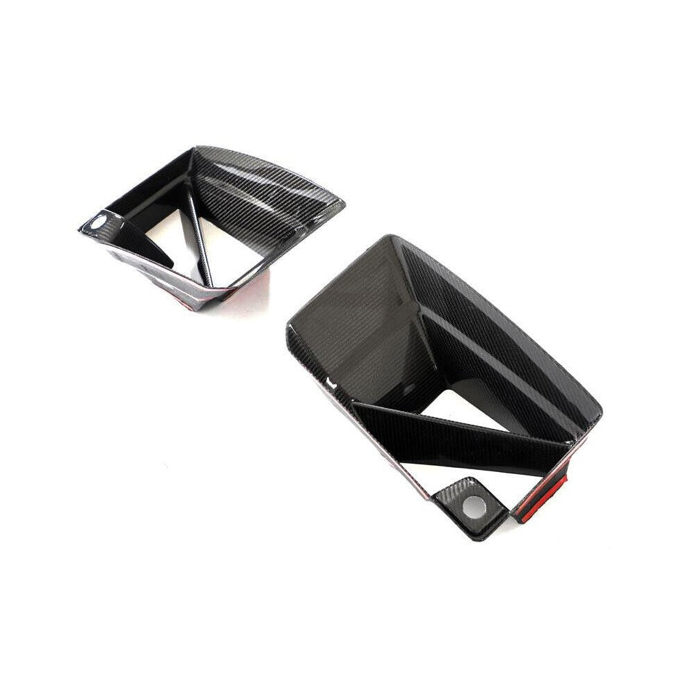 Carbon Fiber Front Side Vent (Single Diagonal Slat) - BMW G87 M2