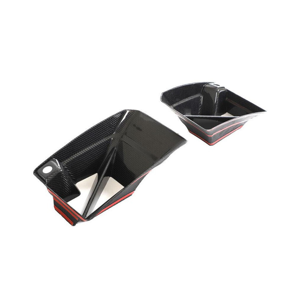 Carbon Fiber Front Side Vent (Single Diagonal Slat) - BMW G87 M2