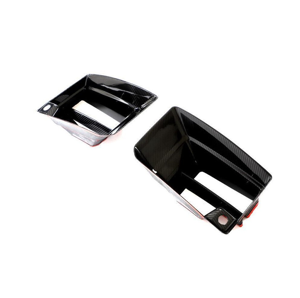 Carbon Fiber Front Side Vent (Single Horizontal Slat) - BMW G87 M2
