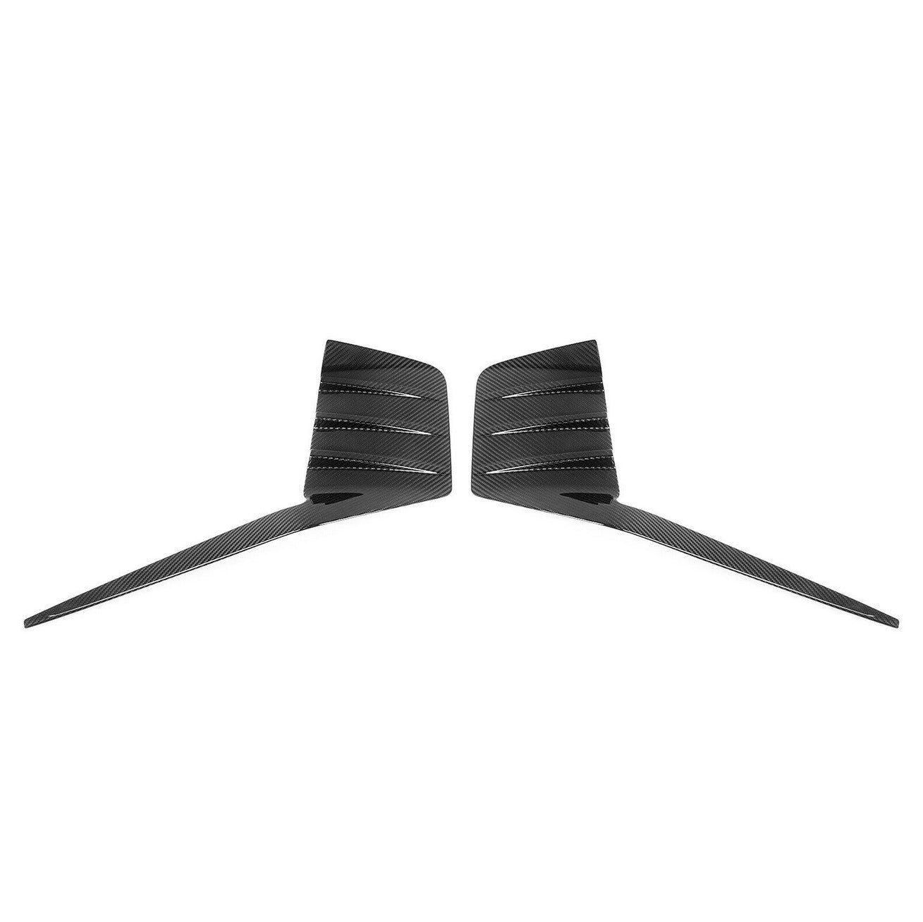 Carbon Fiber Rear Side Vent Trim Canard - BMW G87 M2