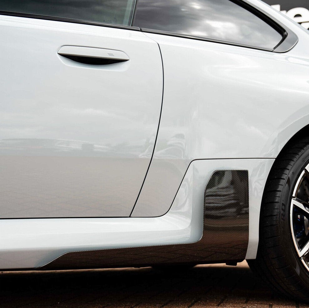 Carbon Fiber Side Skirt Winglet Extensions - BMW G87 M2