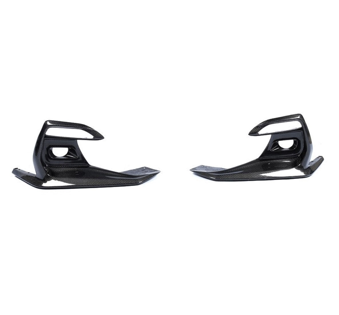 Carbon Fiber Front Fog Light Grille Trim - Infiniti Q50 (2018-2024)