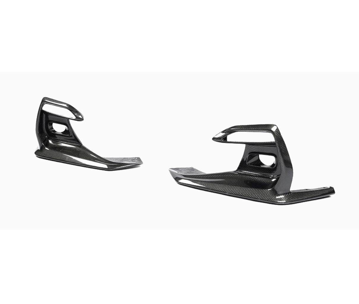 Carbon Fiber Front Fog Light Grille Trim - Infiniti Q50 (2018-2024)