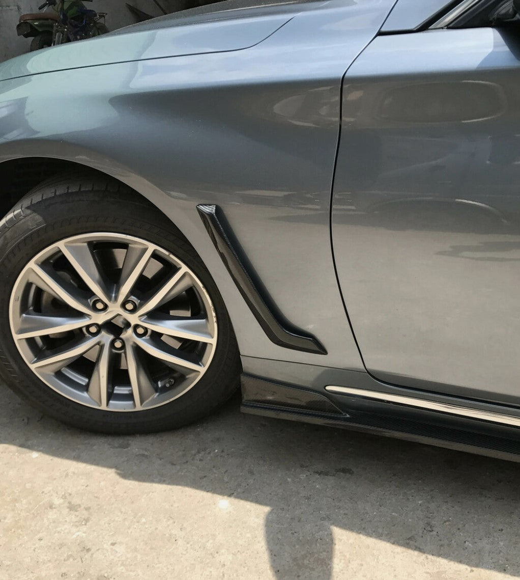 Carbon Fiber Side Vent Trim - Infiniti Q50 (2014-2019)