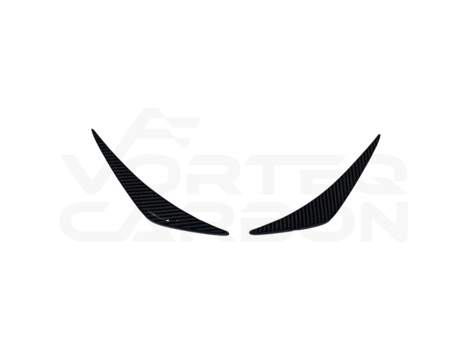 Carbon Fiber Performance Front Bumper Canards - Lotus Emira