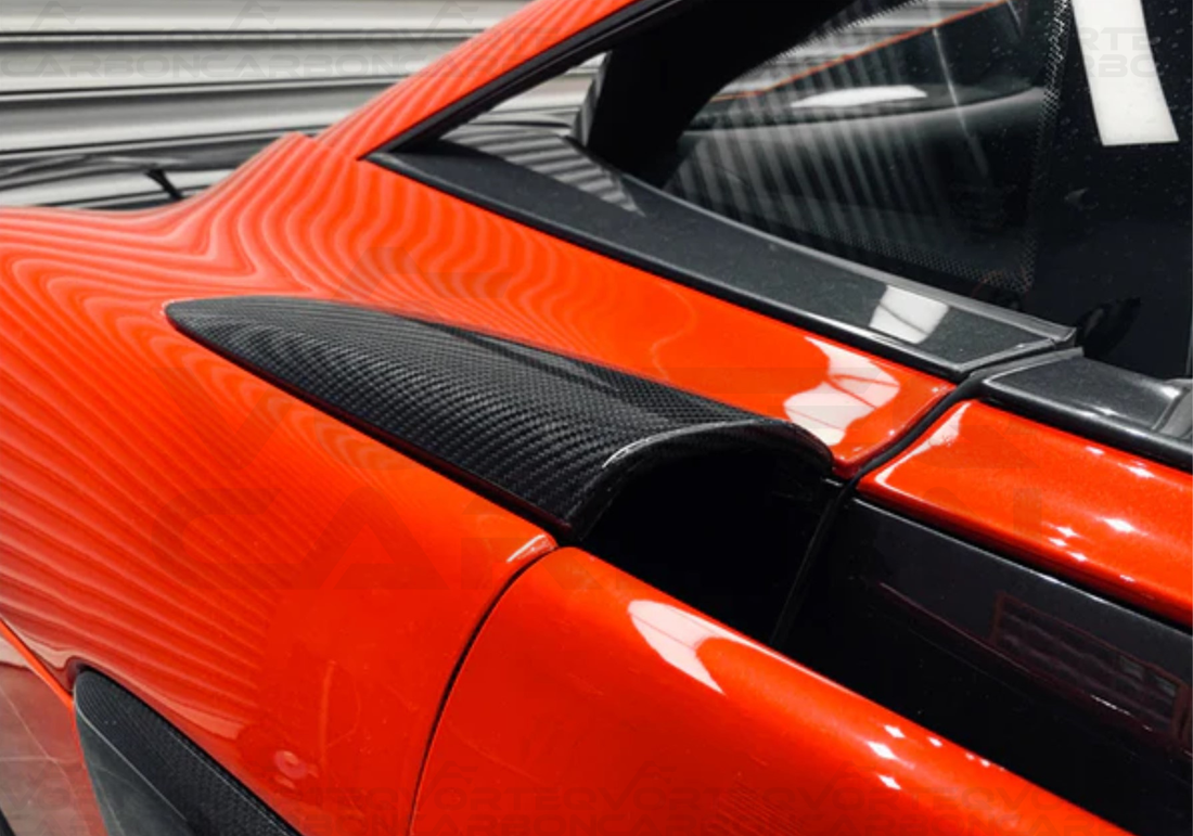 Carbon Fiber Upper Side Air Intake Vent Scoops - McLaren 570S/570GT/540C