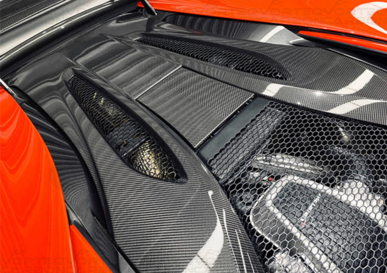 Carbon Fiber Rear Engine Cover Replacement - McLaren 570S/540C Coupe