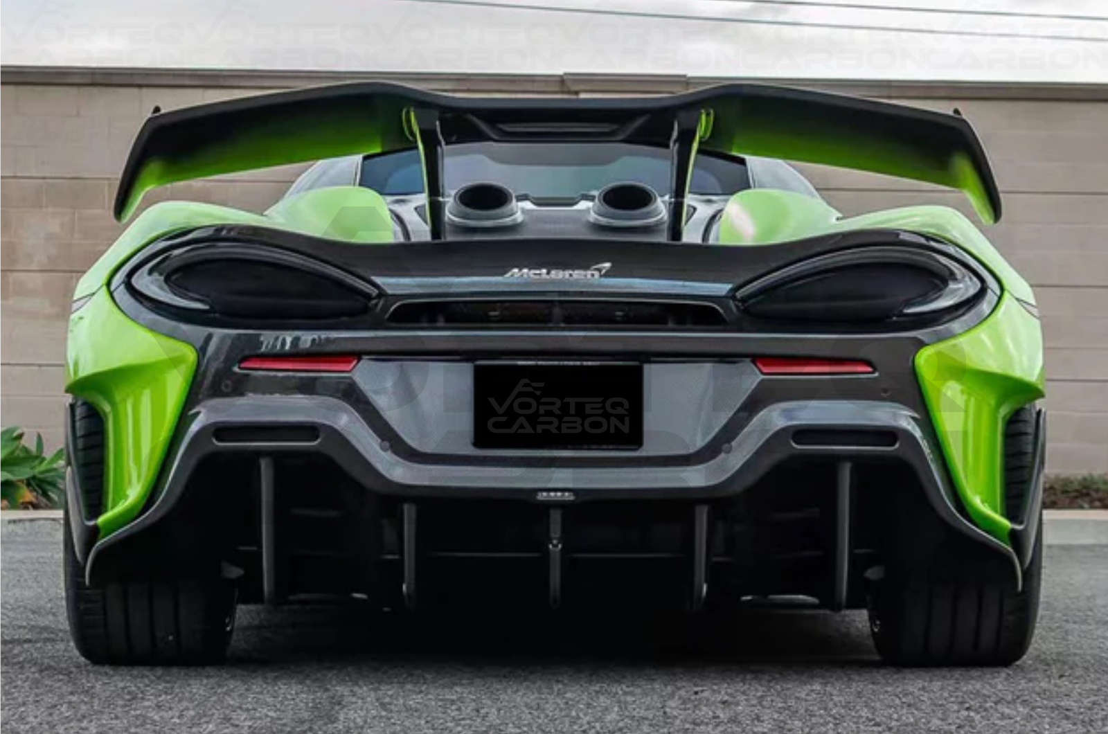 Carbon Fiber Rear Bumper Side Canards - McLaren 600LT
