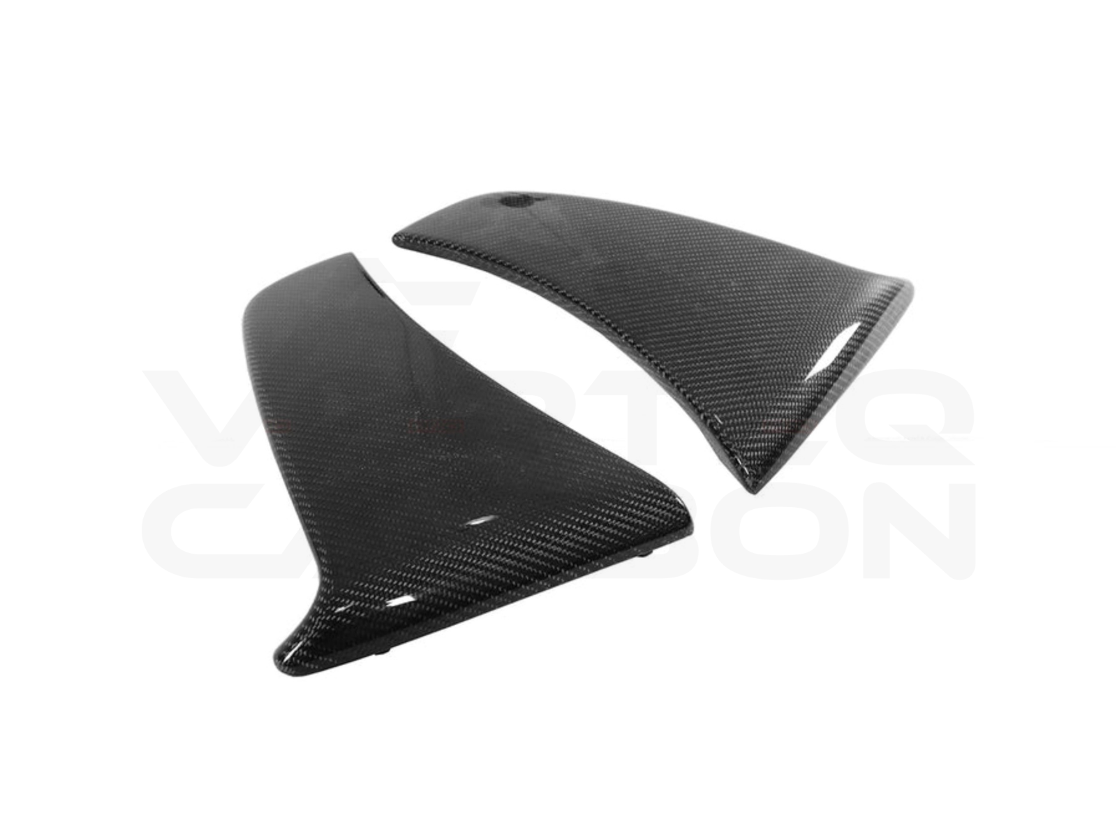 Carbon Fiber Rear Bumper Side Canards - McLaren 600LT