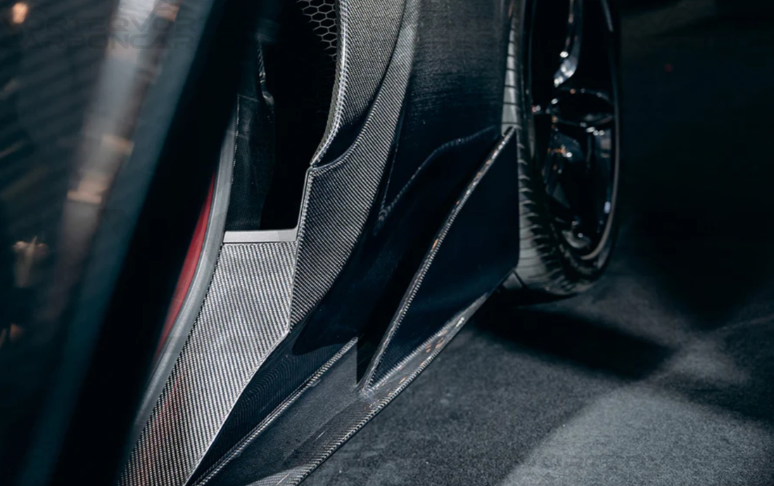 Carbon Fiber Rear Side Skirts - McLaren 600LT