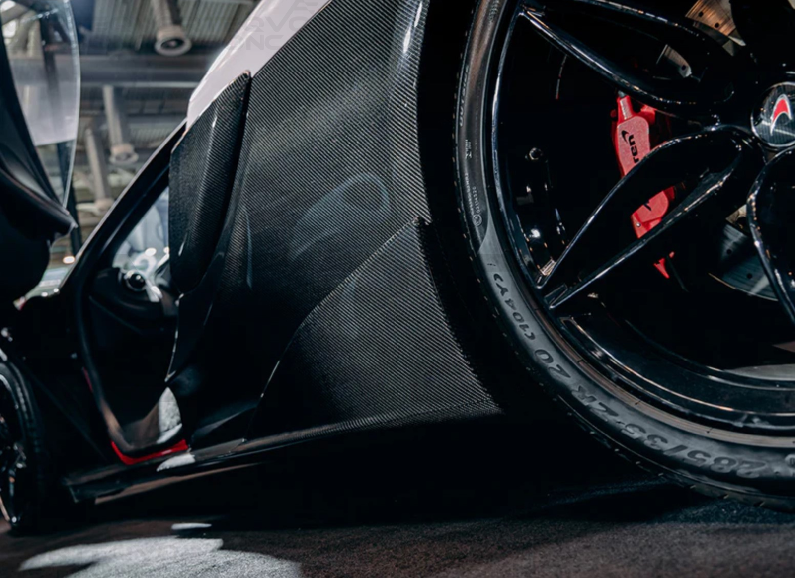 Carbon Fiber Rear Side Skirts - McLaren 600LT