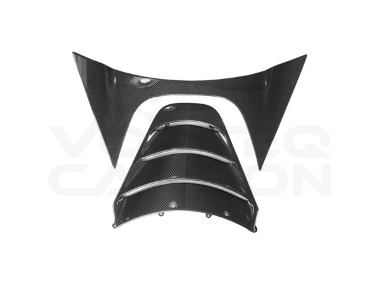 vorteq carbon fiber mclaren 720s front hood bonnet vents