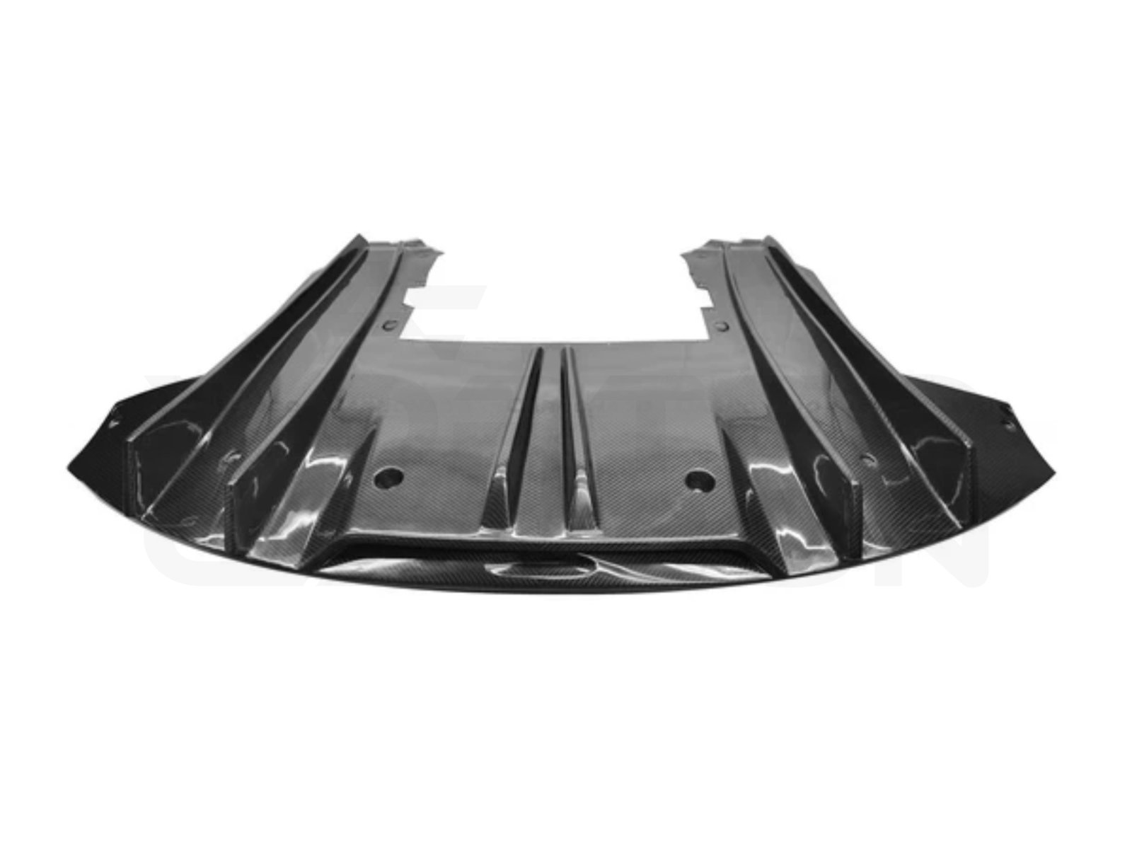 vorteq carbon fiber mclaren gt wp style rear diffuser