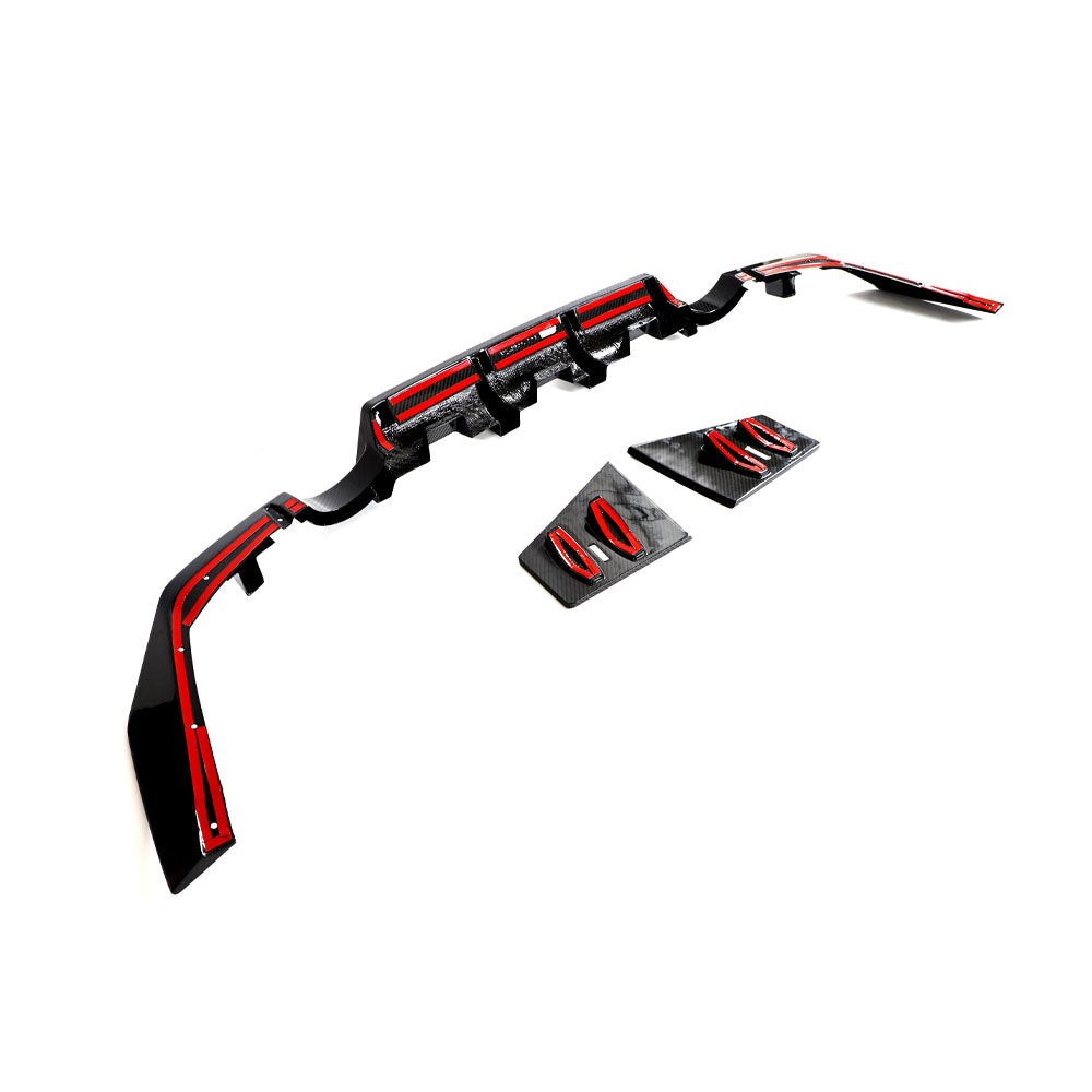 Carbon Fiber Rear Diffuser (3 Piece) - Nissan Z (RZ34)