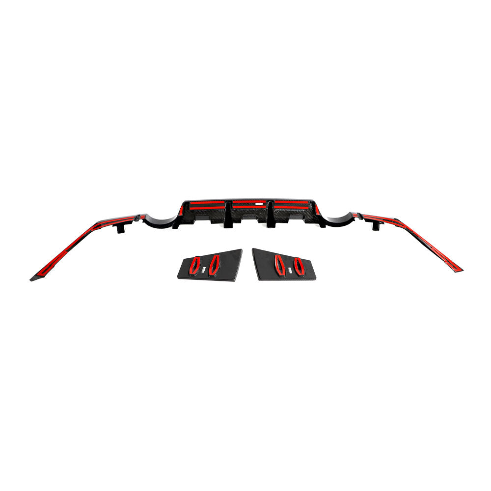 Carbon Fiber Rear Diffuser (3 Piece) - Nissan Z (RZ34)