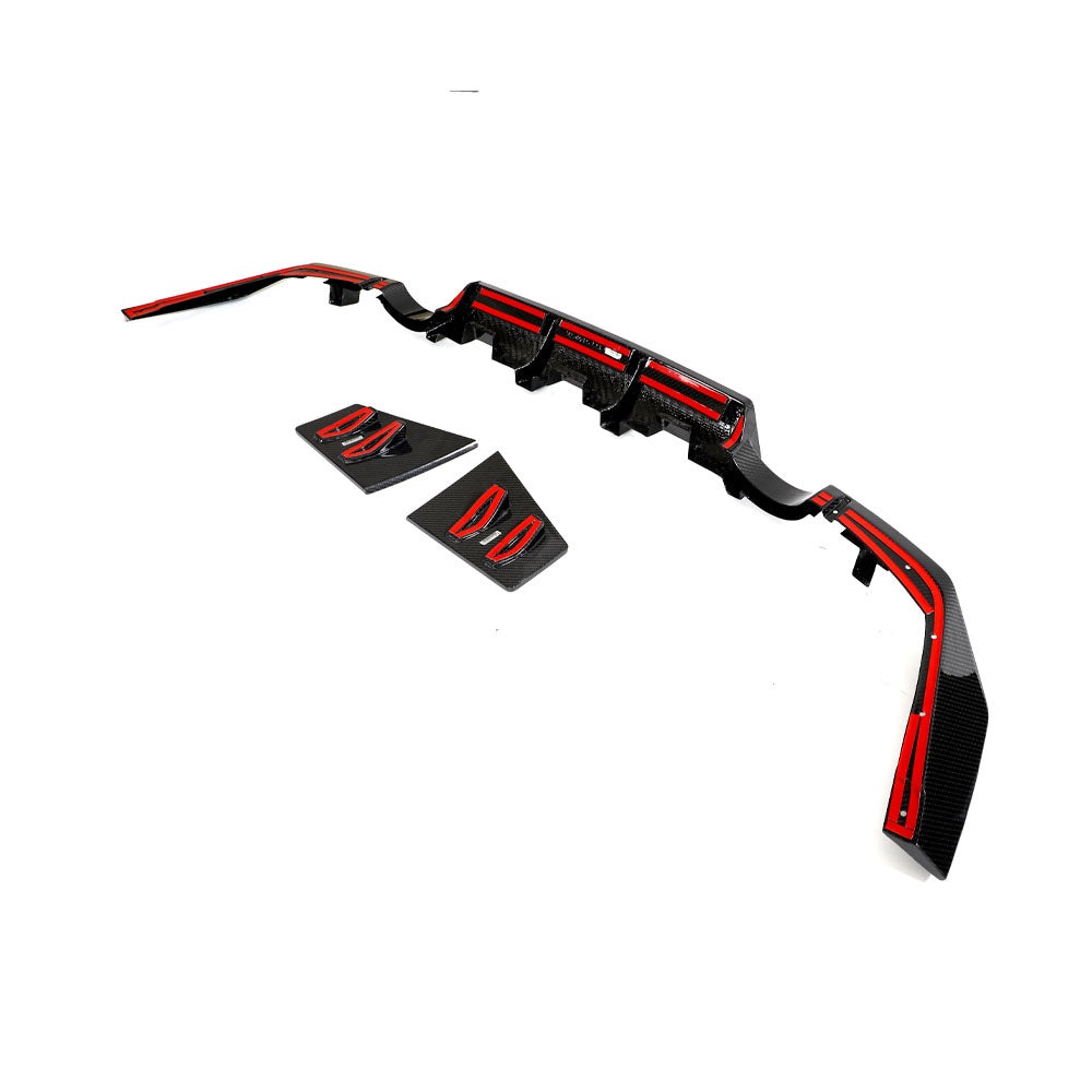 Carbon Fiber Rear Diffuser (3 Piece) - Nissan Z (RZ34)