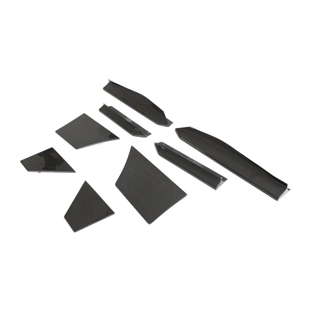 Carbon Fiber Side Skirt Extensions (8 Piece) - Nissan Z (RZ34)