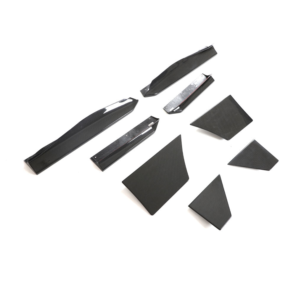 Carbon Fiber Side Skirt Extensions (8 Piece) - Nissan Z (RZ34)