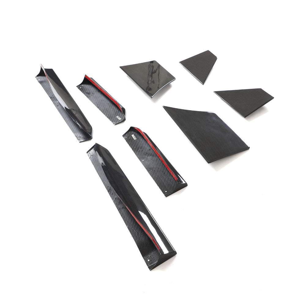 Carbon Fiber Side Skirt Extensions (8 Piece) - Nissan Z (RZ34)