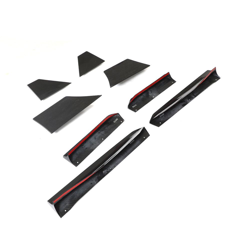 Carbon Fiber Side Skirt Extensions (8 Piece) - Nissan Z (RZ34)