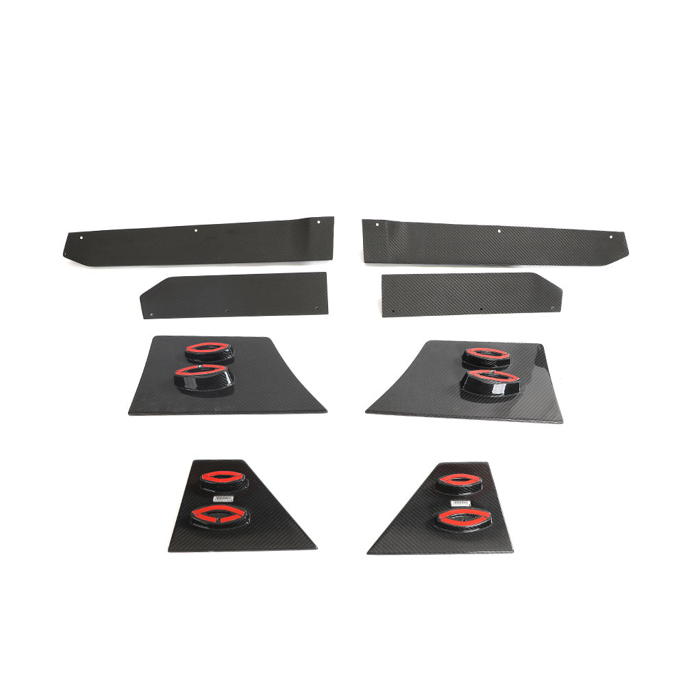 Carbon Fiber Side Skirt Extensions (8 Piece) - Nissan Z (RZ34)