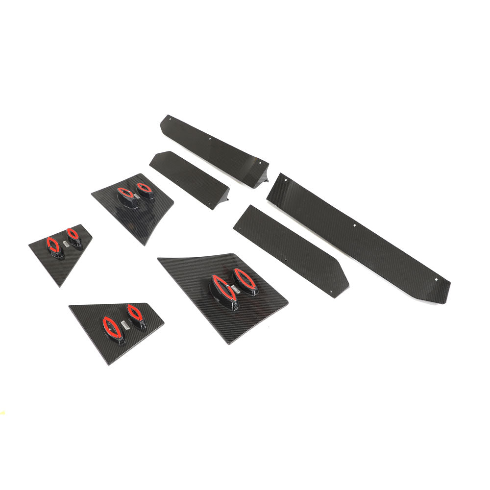 Carbon Fiber Side Skirt Extensions (8 Piece) - Nissan Z (RZ34)