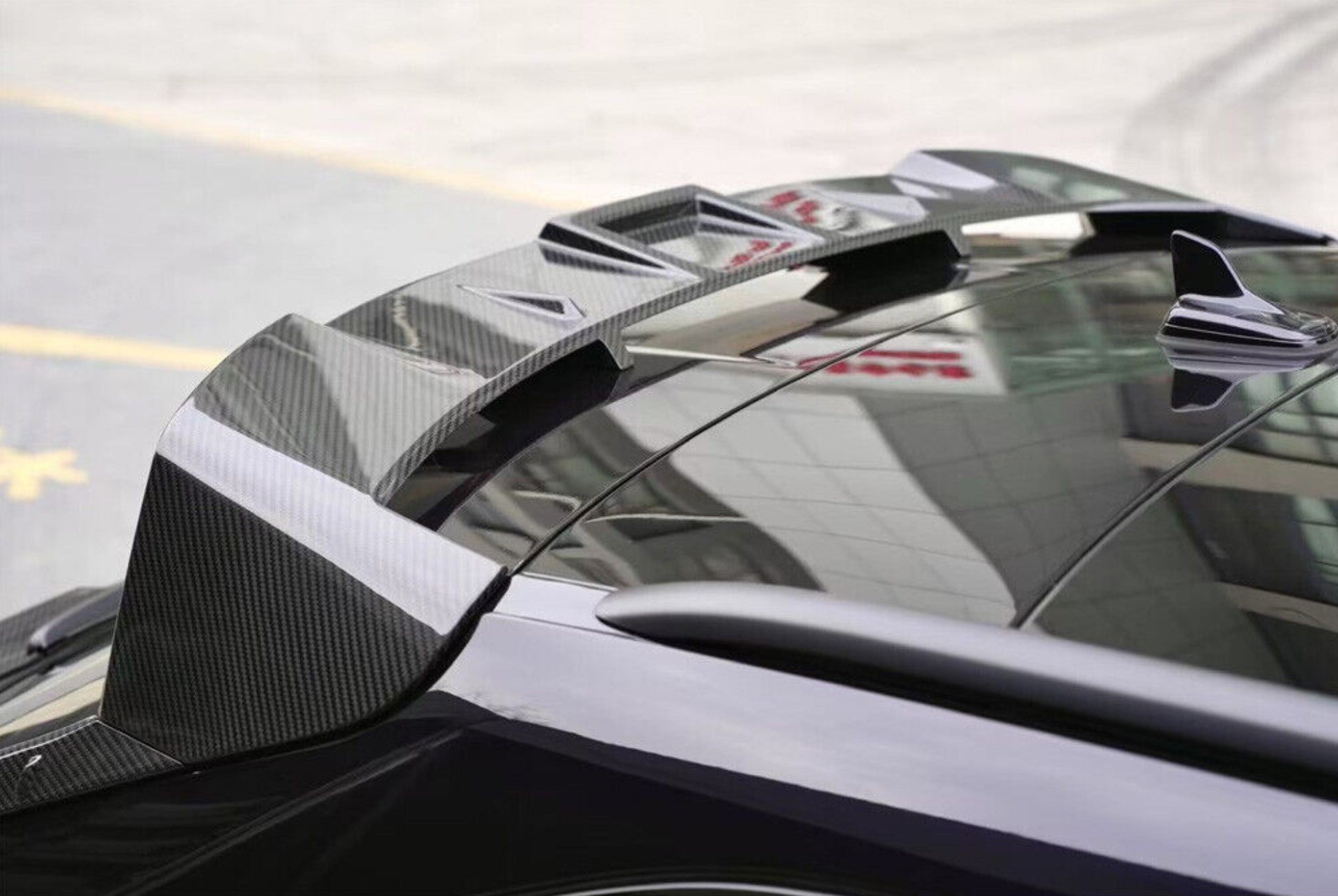 Carbon Fiber Rear Trunk Roof Spoiler V2 - Audi RS6 C8 Avant (2019-2023)