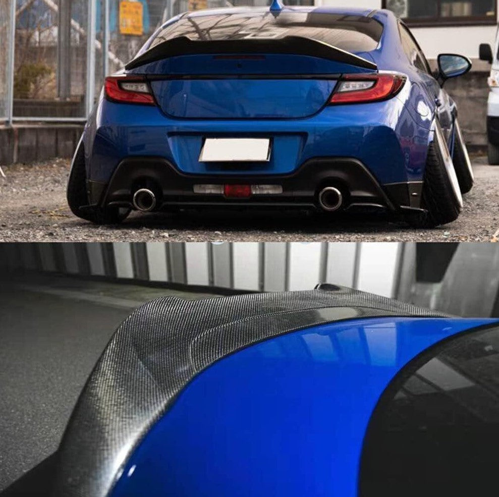 Carbon Fiber Trunk Spoiler V Style - Toyota GR86 / Subaru BRZ (2nd Gen ZN8 / ZD8)