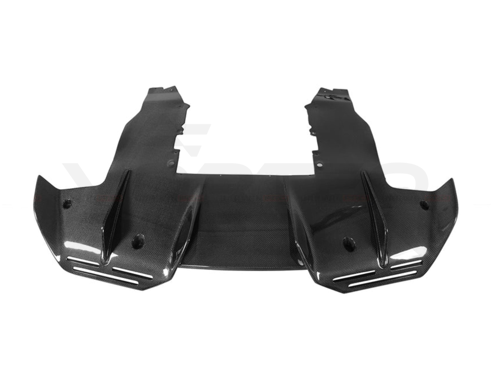 vorteq carbon mclaren 720s bkss style rear diffuser