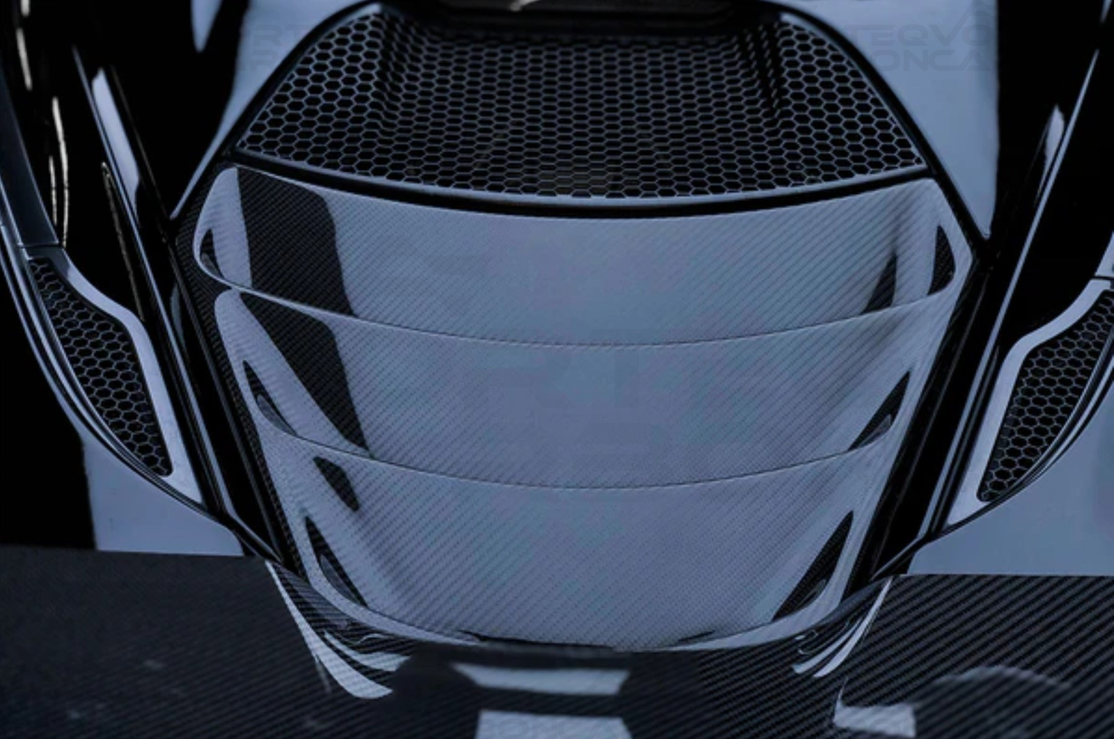 vorteq carbon fiber mclaren 720s front hood bonnet vents