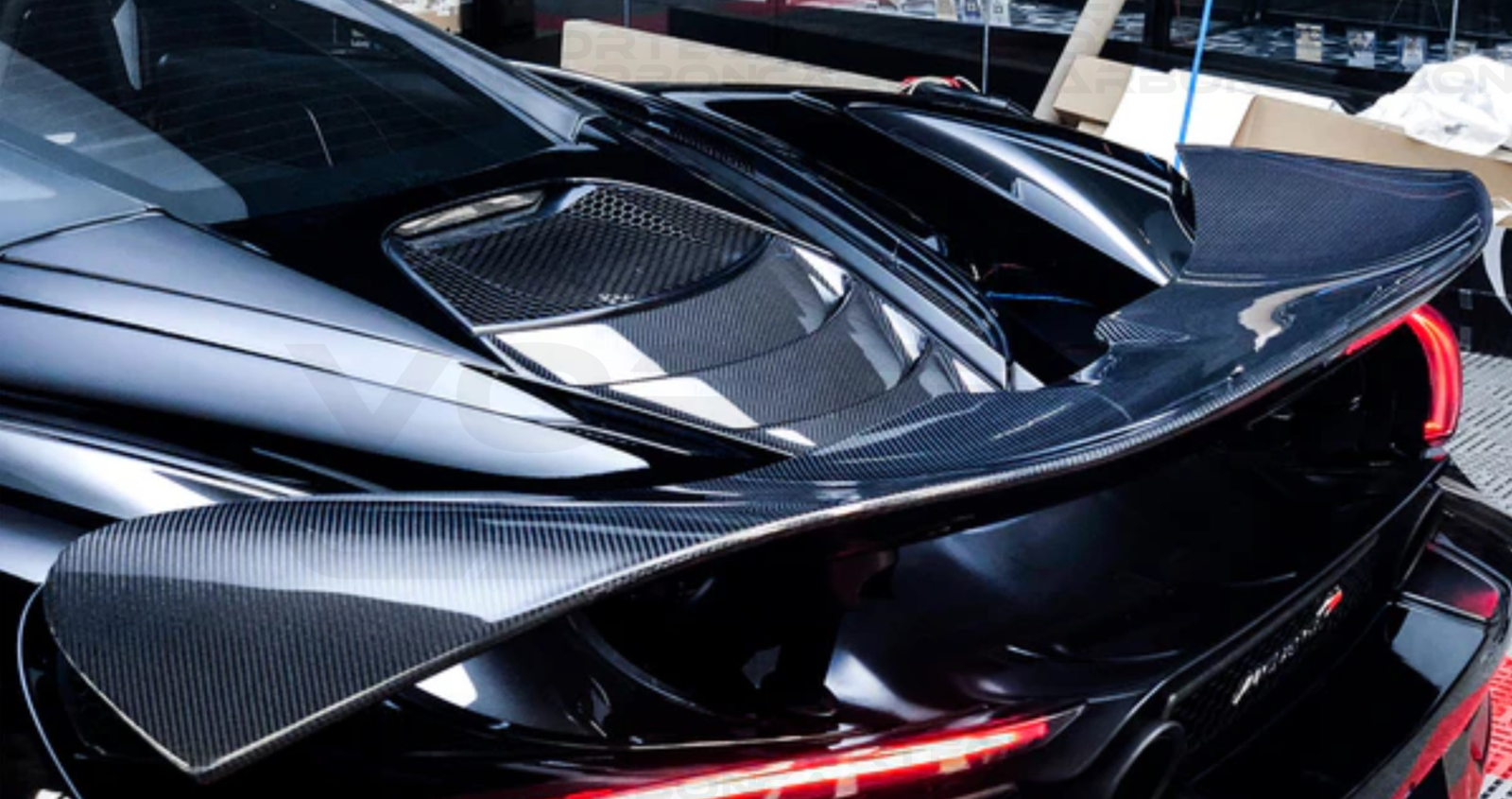 vorteq carbon fiber mclaren 720s front hood bonnet vents