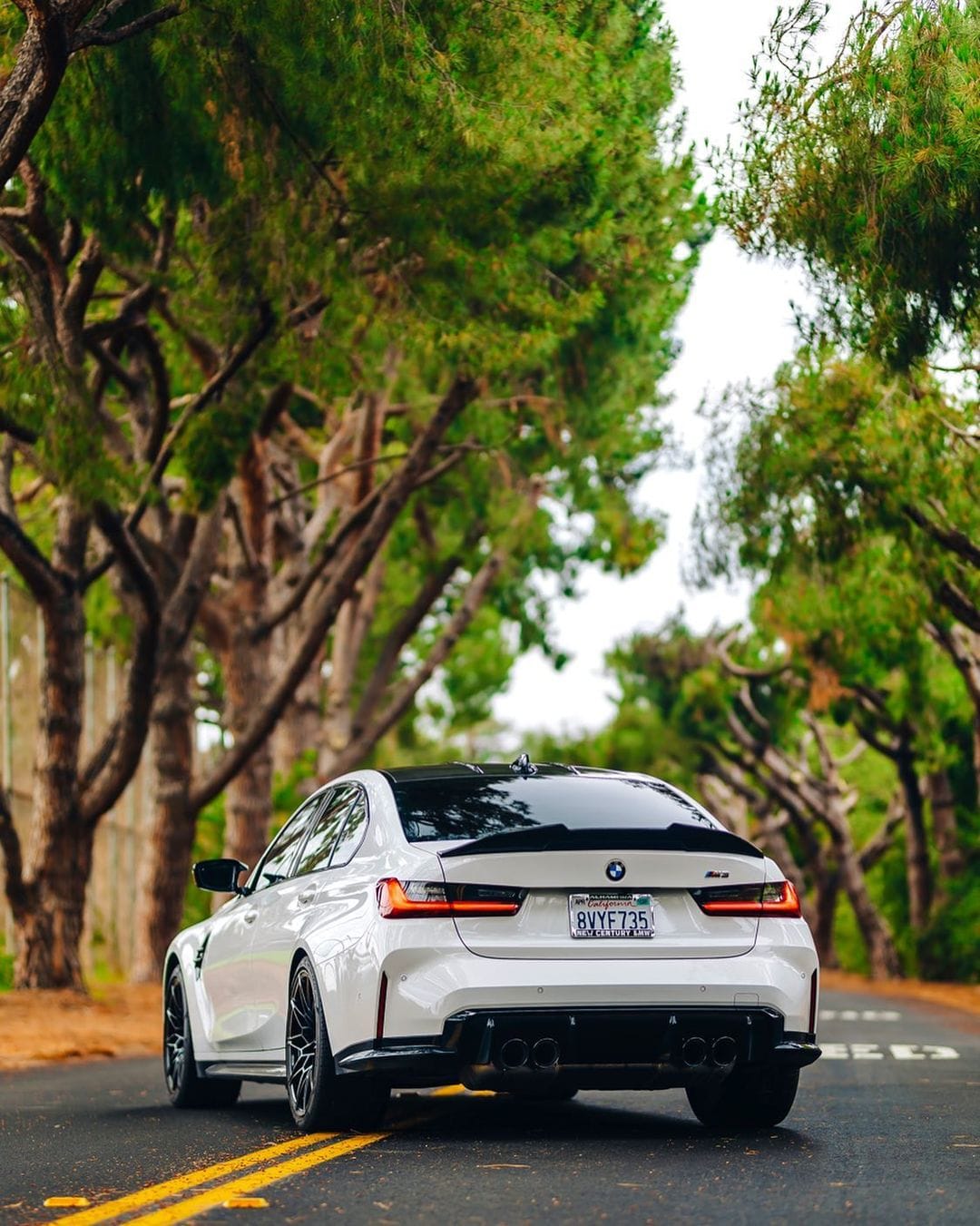 Carbon Fiber Trunk Spoiler PSM High Kick Style - BMW G20 / G80 M3