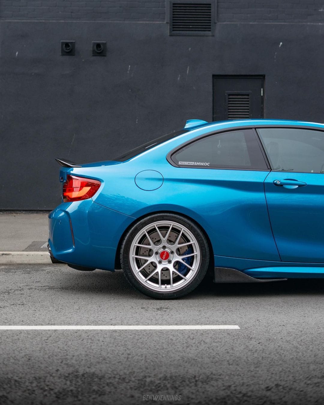 Carbon Fiber Trunk Spoiler PSM High Kick Style - BMW F22 F87 M2