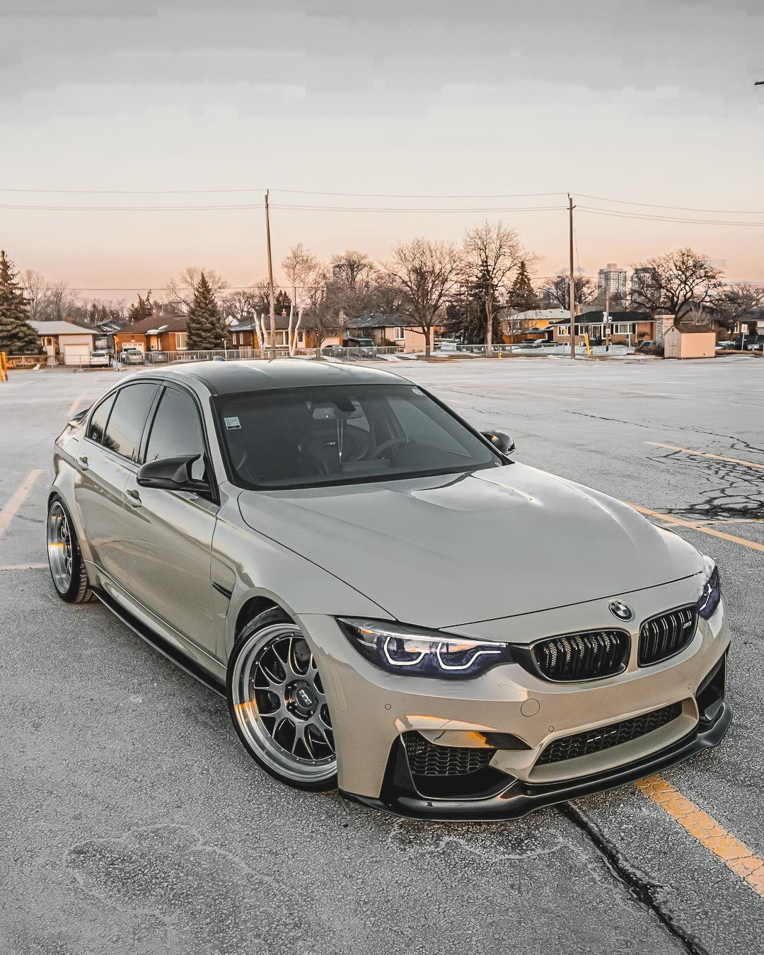 Carbon Fiber Vorsteiner Style Front Lip - BMW F80 M3 F82 F83 M4