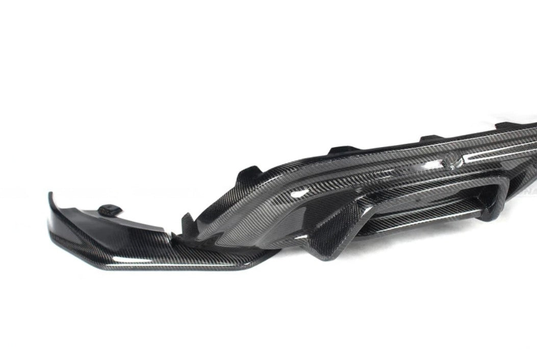 Carbon Fiber AM Style Rear Diffuser - Porsche 718 Cayman/Boxster (2016-2023)