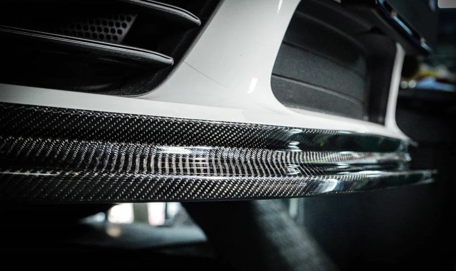 Carbon Fiber BKSS Style Front Lip - Porsche 718 Cayman/Boxster (2016-2023)